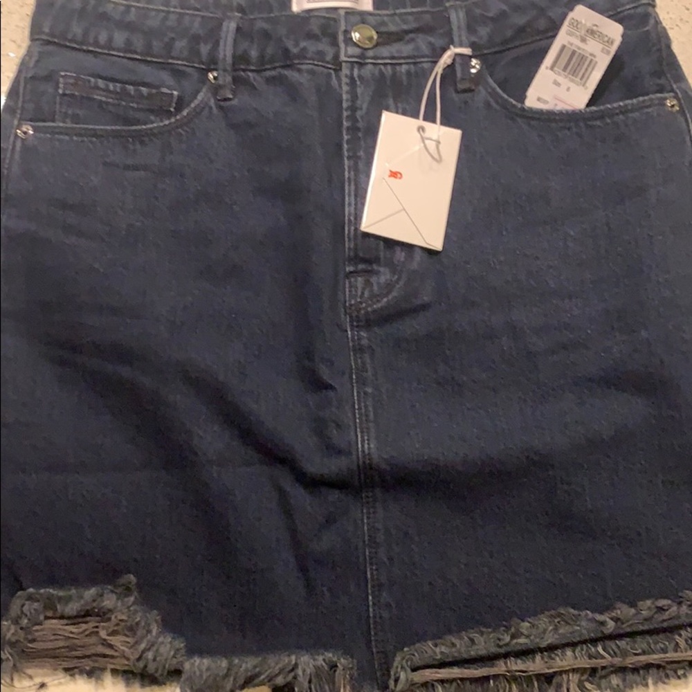 Good American Jean Skirt